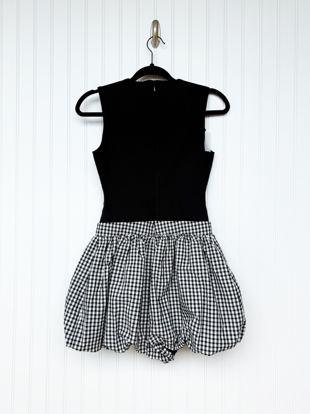 Lovers + Friends Size XS Carolina Romper in Black & Gingham - Picture 5 of 6